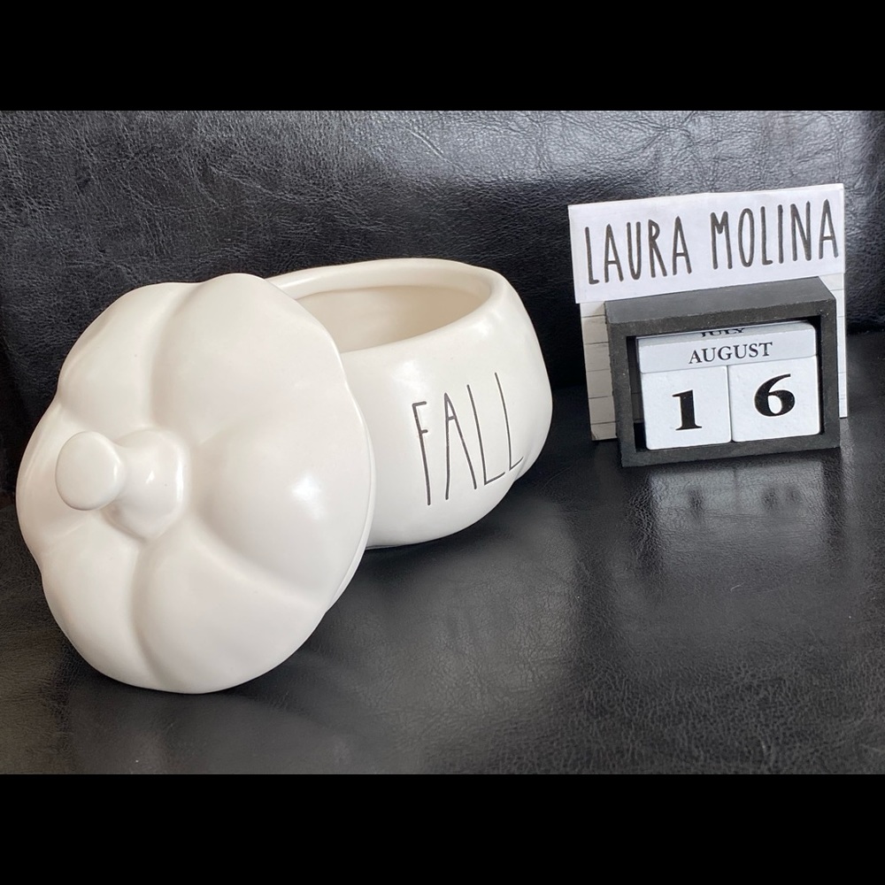 Rae Dunn Pumpkin “Fall” Candy Dish